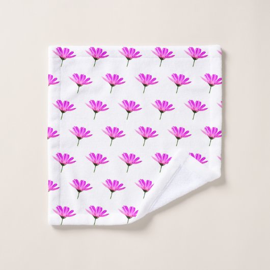 Roze Madeliefje Washandje (Wasdoekje)