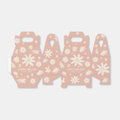 Roze Madeliefjes Bloem Bedankdoosjes (Uitgevouwen)