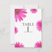 Roze Madeliefjes Bloemige Madeliefjes Elegant Land Kaart (Voorkant)