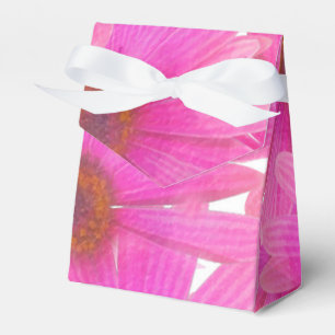 Roze Madeliefjes Bloemige Madeliefjes Elegante Len Bedankdoosjes
