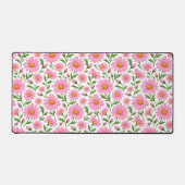 Roze Madeliefjes Bloemmotief Bureaumat (Voorkant)