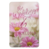 Roze madeliefjes Flexibele magneet Romantische blo (Verticaal)