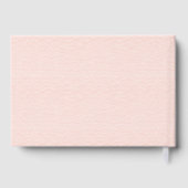 Roze madeliefjes op open boek bruiloft (Achterkant)