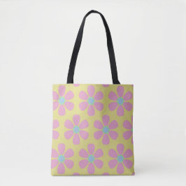 Roze Madeliefjes Tote Bag