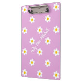 Roze Madeliefjesketting Klembord (Links)