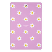 Roze Madeliefjesketting Mini Klembord (Achterkant)