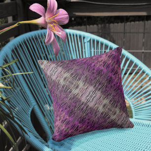 Roze Magenta Boho Chic Abstract Sierkussen