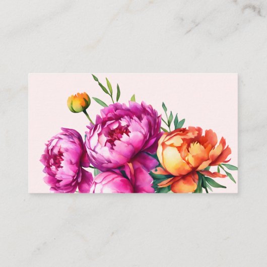 Roze magenta bruids display douche informatiekaartje (Achterkant)