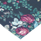 Roze magenta Green Blue Blauwgroen Peony & Roos Fl Korte Tafelloper (Hoek)