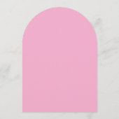Roze Magenta Modern Wedding Menu Kaart (Achterkant)