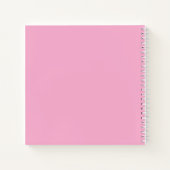 Roze Magenta Moderne bruiloft gastenboek Notitieboek (Achterkant)