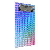 Roze magenta Paars Blue Turquoise Mini Klembord (Schuin)