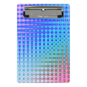 Roze magenta Paars Blue Turquoise Mini Klembord