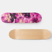 roze magenta peach Violet Skateboard (Horizontaal)