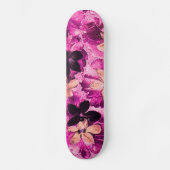  roze magenta peach Violet Skateboard (Voorkant)