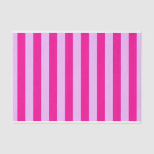 Roze & Magenta Streeppatroon Tissuepapier