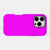 Roze Magenta telefoonhoesje iPhone Hoesje (Achterkant horizontaal)