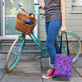 Roze magenta turquoise Camouflage Camo Pattern Tote Bag