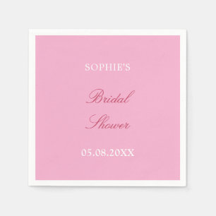 Roze Magenta Vrijgezellenfeest servetten