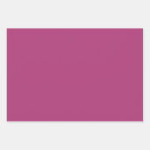 Roze Magenta Waterverf Bloemen Inpakpapier Vel (Voorkant 2)