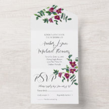  roze magenta waterverf rozen