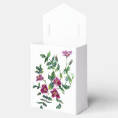  roze magenta waterverf rozen bedankdoosjes (Geopend)