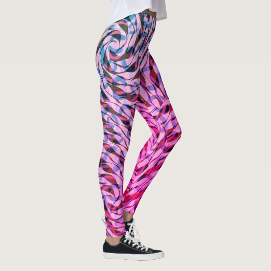 roze Magic  patroonmix Leggings (Rechts)