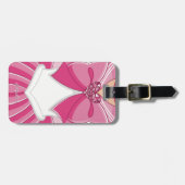 Roze Magisch Meisje Bagagelabel (Voorkant horizontaal)