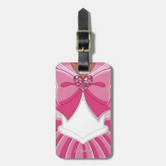 Roze Magisch Meisje II Bagagelabel