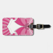 Roze Magisch Meisje III Bagagelabel (Voorkant horizontaal)