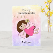 Roze magische 3rd Birthday Kaart (Gele Bloem)