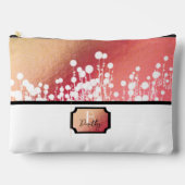 Roze magische bloemen etui (Voorkant)