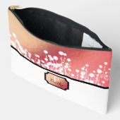 Roze magische bloemen etui (Open)