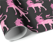 Roze magische, eenzijdig getild partijpatroonomhul cadeaupapier (Rol Hoek)