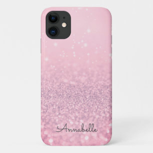 Roze magische glitters Case-Mate iPhone case