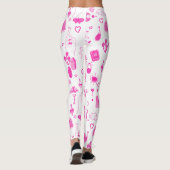 roze magische mystiek leggings (Achterkant)
