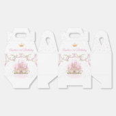 Roze Magische Prinses Kasteel Verjaardag Favoriete Bedankdoosjes (Ongevouwen)