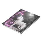 Roze Magische Unicorn Notitieblok (Linkerzijde)