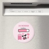 Roze magneet voor zomerlading (Insitu (Vaatwasser))