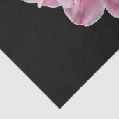 Roze Magnolia Bloemen Tissuepapier (Detail)