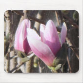 Roze Magnolia Blossom Muismat (Voorkant)