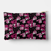 Roze magnolia botanische print etui (Achterkant)