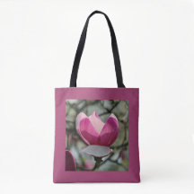 Roze Magnolia Canvas tas