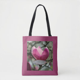 Roze Magnolia Canvas tas