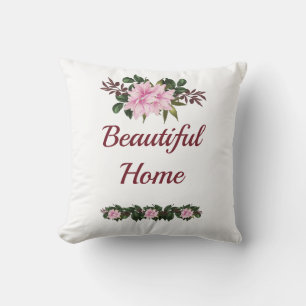 Roze Magnolia Custom Cushion Kussen