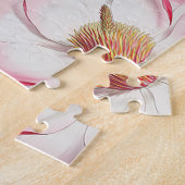 Roze Magnolia Flower Puzzle Legpuzzel (Zijkant)