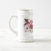 Roze Magnolia Flowers Bierpul (Links)