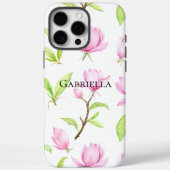Roze Magnolia Flowers Case-Mate iPhone Case (Achterkant)