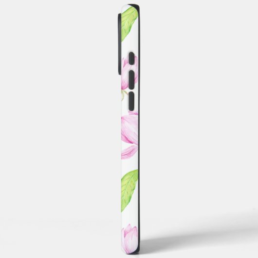 Roze Magnolia Flowers Case-Mate iPhone Case (Achterkant / Links)
