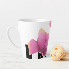 Roze Magnolia Flowers Latte Mok